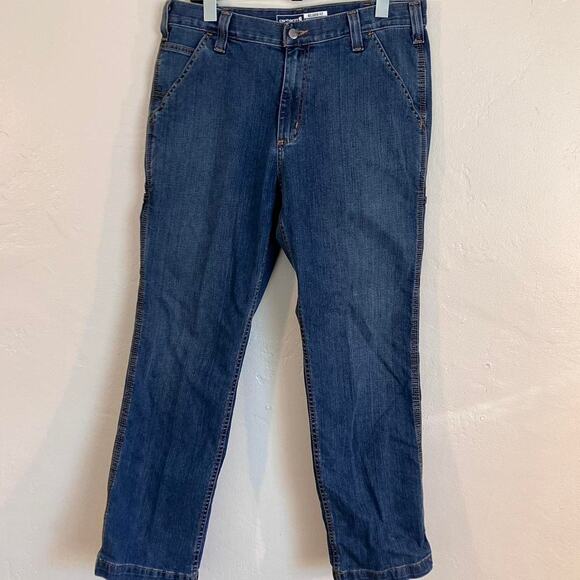 Carhartt Relaxed Fit Relaxed Fit Carpenter Denim Workwear Jeans‎ - Picture 1 of 7